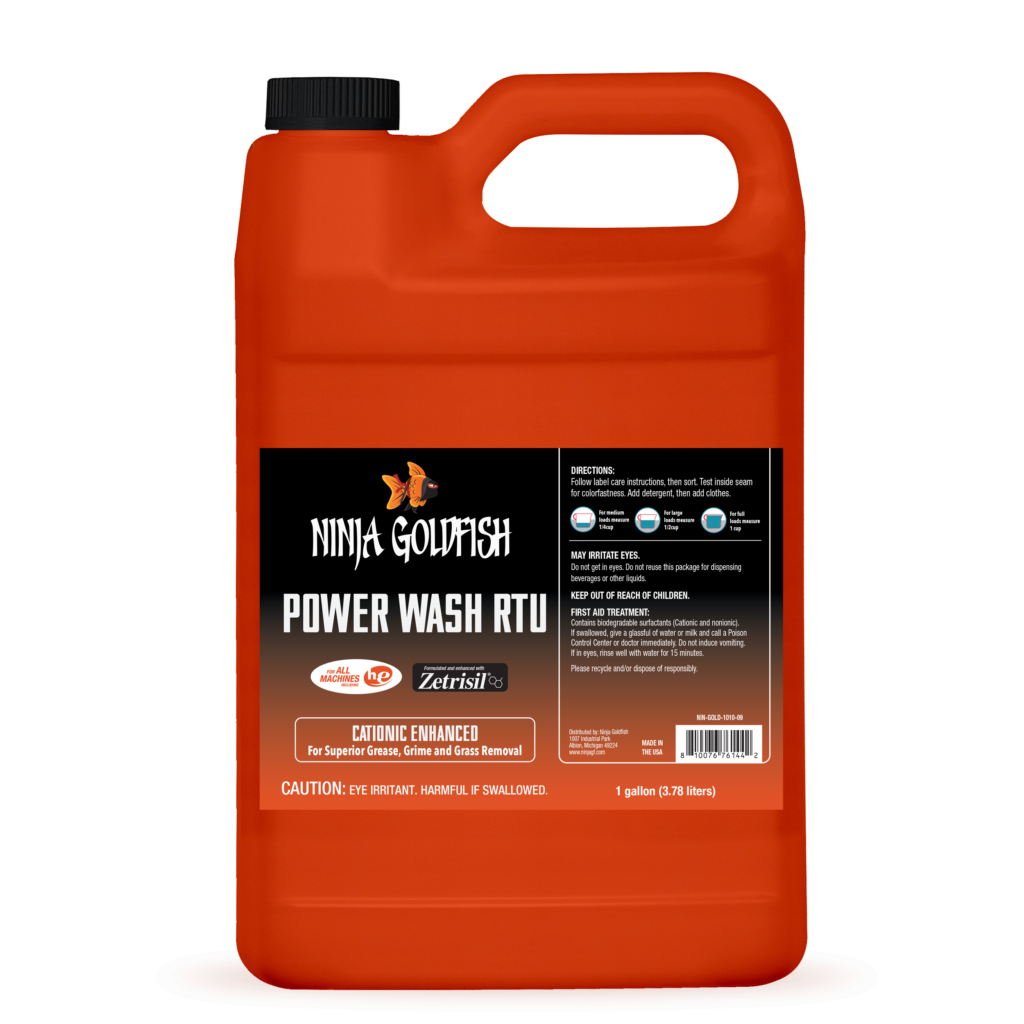 Power Wash Laundry Detergent Ninja Goldfish